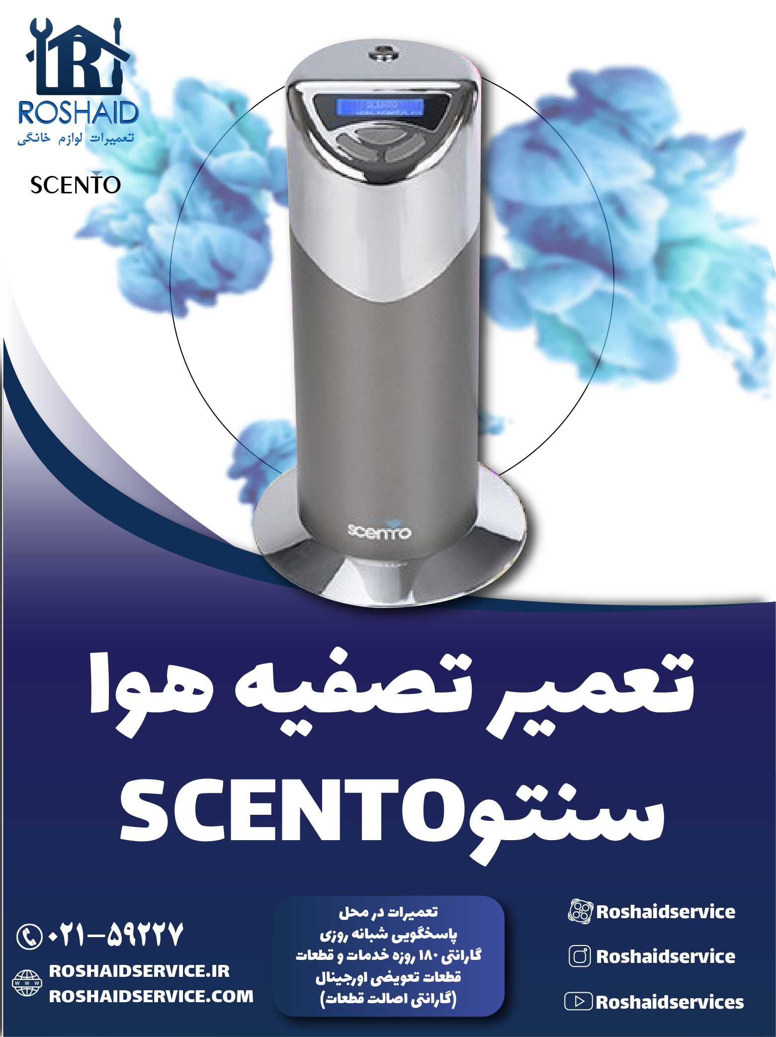 تعمیر دستگاه تصفیه هوا سنتو